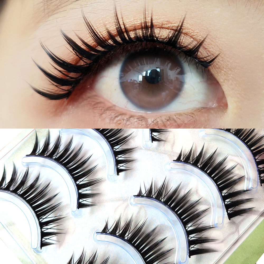 Anime Cosplay Lashes - 5 pasang Makeup bulu mata palsu