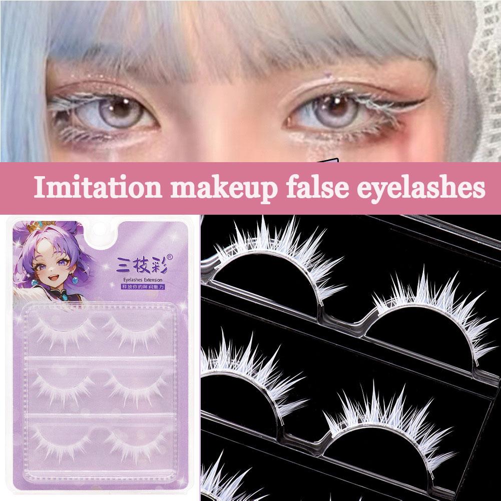 Anime Cosplay Lashes - Bulu Mata Palsu Putih Karakter Anime