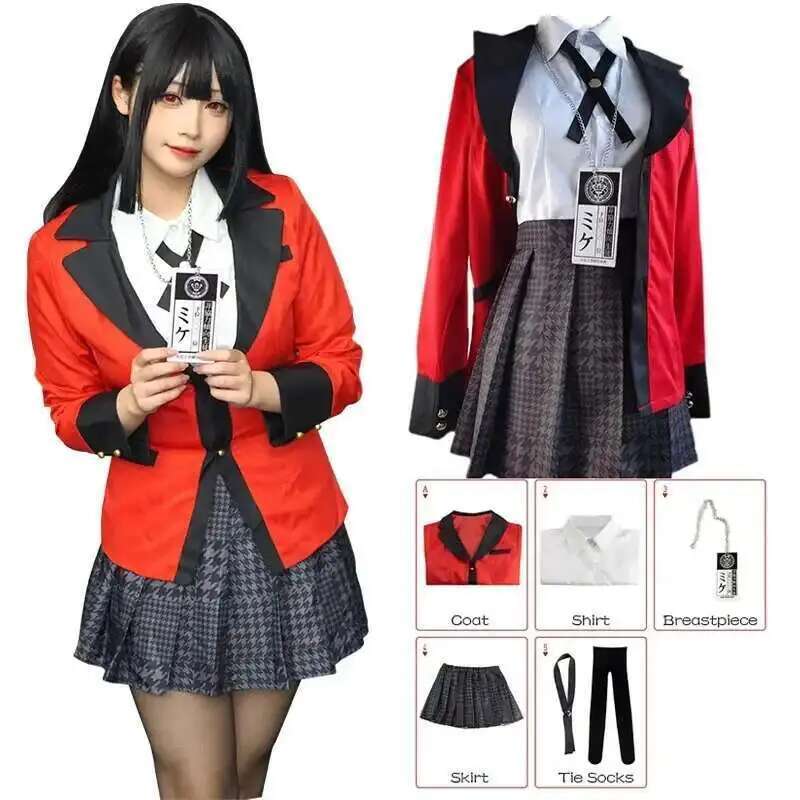 Anime Cosplay Ninja - Kostum Cosplay Anime Kakegurui Jabami Yumeko