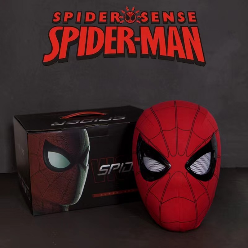 Anime Cosplay Face - Topeng Superhero/Helm Spider-Man, Cosplay Karakter Anime,