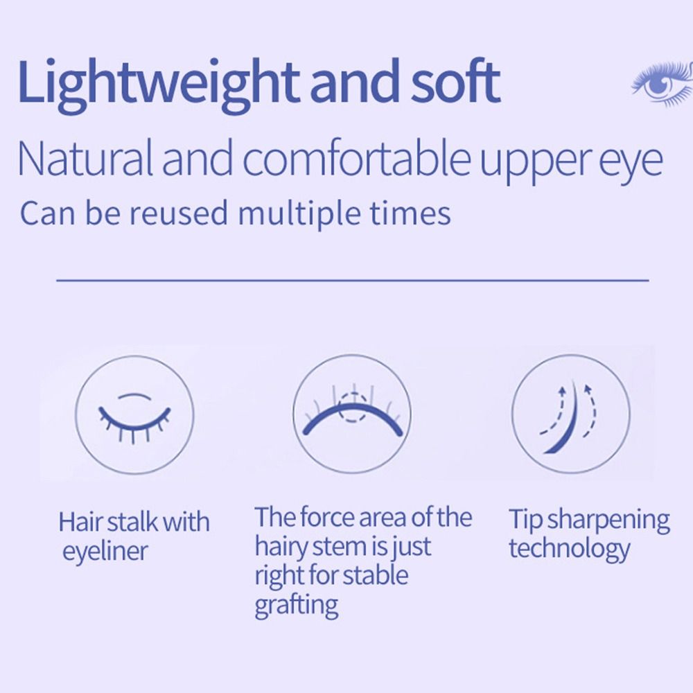Anime Cosplay Lashes - Bulu Mata Anime Putih Runcing 3D