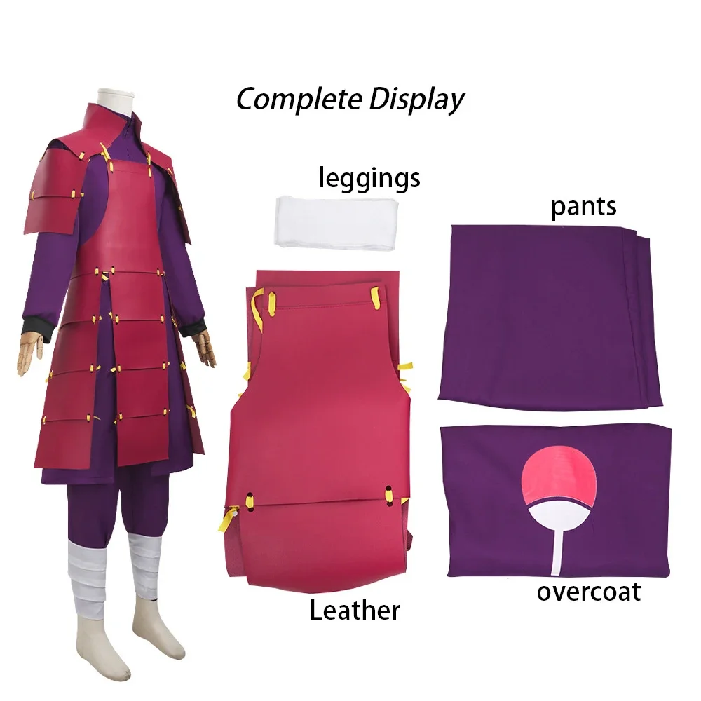 Anime Cosplay Ninja - Kostum Cosplay Madara Uchiha Pria untuk