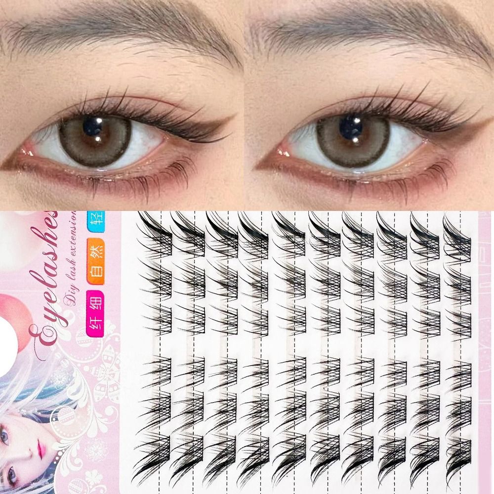 Anime Cosplay Lashes - Bulu Mata Cluster Mata Kucing 3D