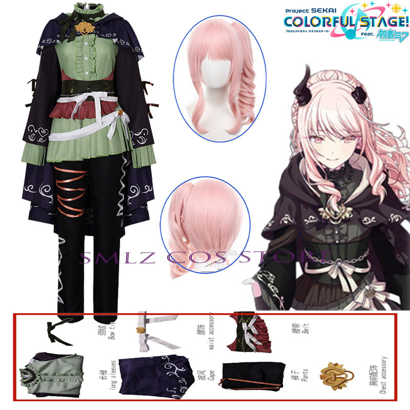 Anime Cosplay Dress - Kostum Cosplay Anime PJSK Hermit Akiyama