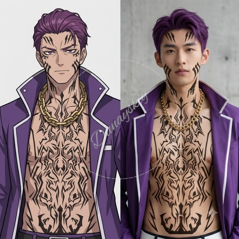 Matthias Ricardo Pola suku hit - Anime Cosplay Face ulasan dan harga