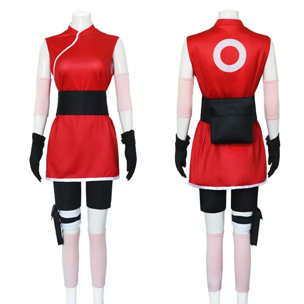 Kostum Cosplay Sakura Haruno S - Anime Cosplay Ninja ulasan dan harga