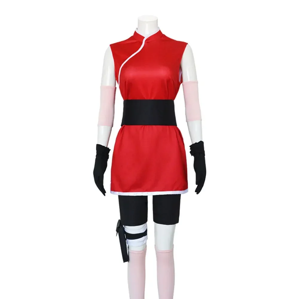 Kostum Cosplay Sakura Haruno S - Anime Cosplay Ninja ulasan dan harga