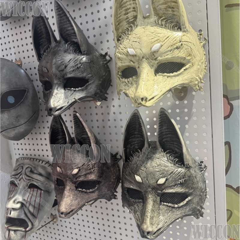 Topeng Fox Man 2025 Game Horor - Anime Cosplay Face ulasan dan harga