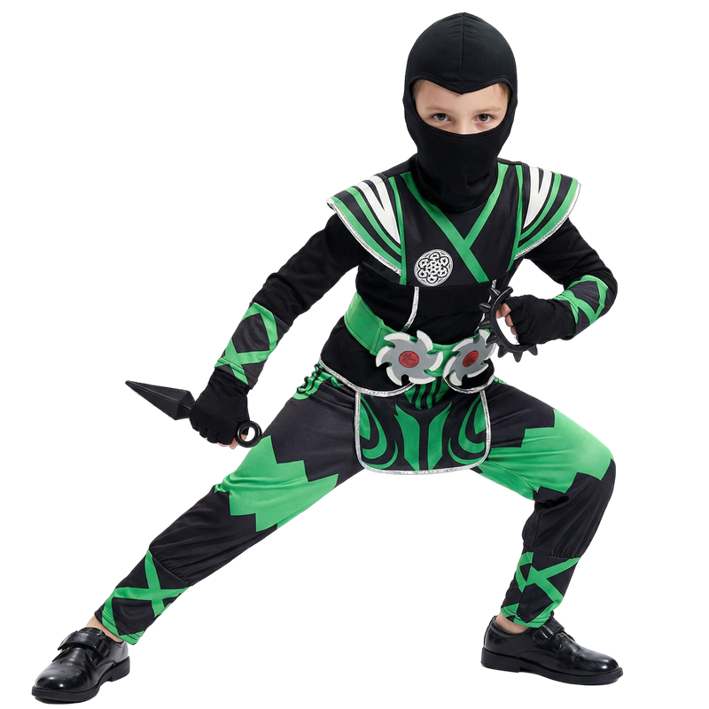 Set Kostum Ninja Jepang untuk  - Anime Cosplay Ninja ulasan dan harga