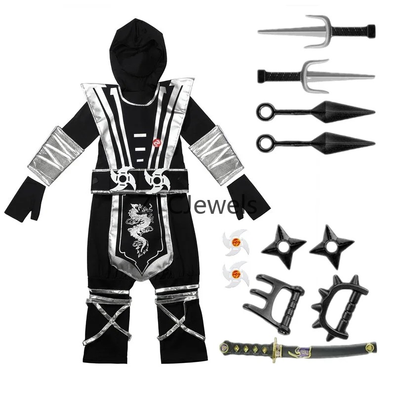 Kostum Cosplay Naga Perak Ninj - Anime Cosplay Ninja ulasan dan harga