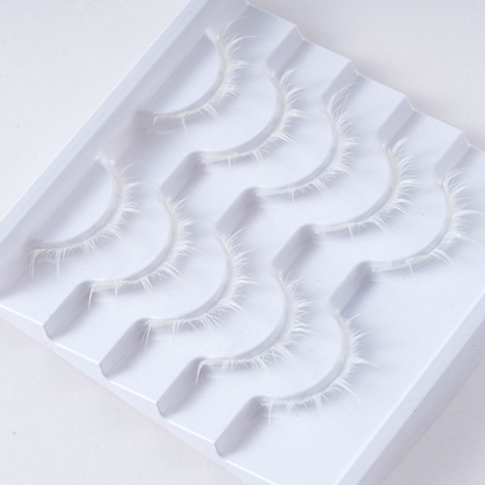Bulu Mata Anime Putih Putih Bu - Anime Cosplay Lashes ulasan dan harga