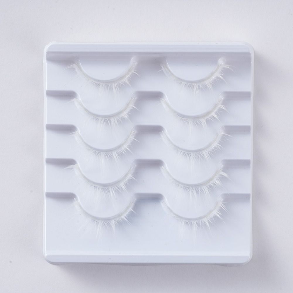 Bulu Mata Anime Putih Putih Bu - Anime Cosplay Lashes ulasan dan harga