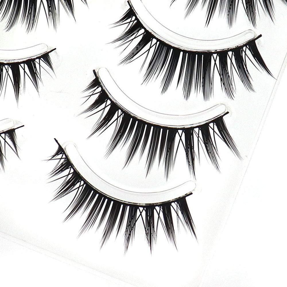 5 pasang Makeup bulu mata pals - Anime Cosplay Lashes ulasan dan harga