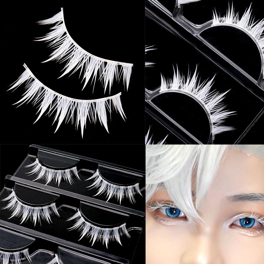 Bulu Mata Palsu Putih Karakter - Anime Cosplay Lashes ulasan dan harga