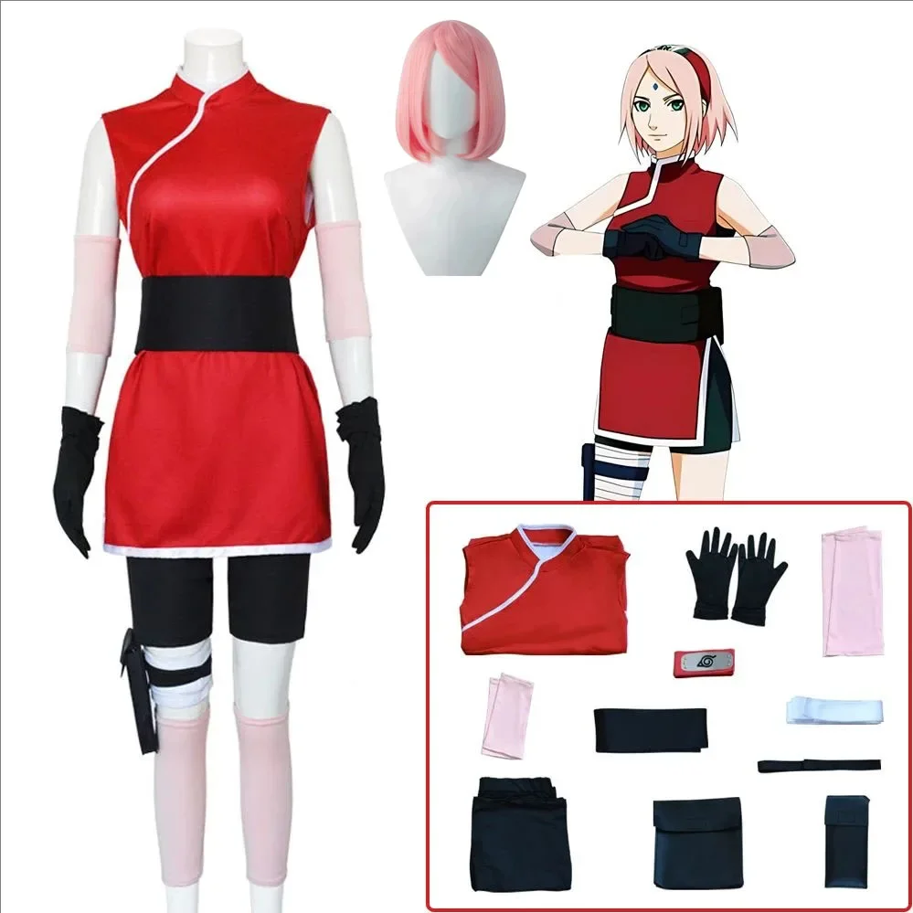 Kostum Anime Cosplay Haruno Sa - Anime Cosplay Ninja ulasan dan harga