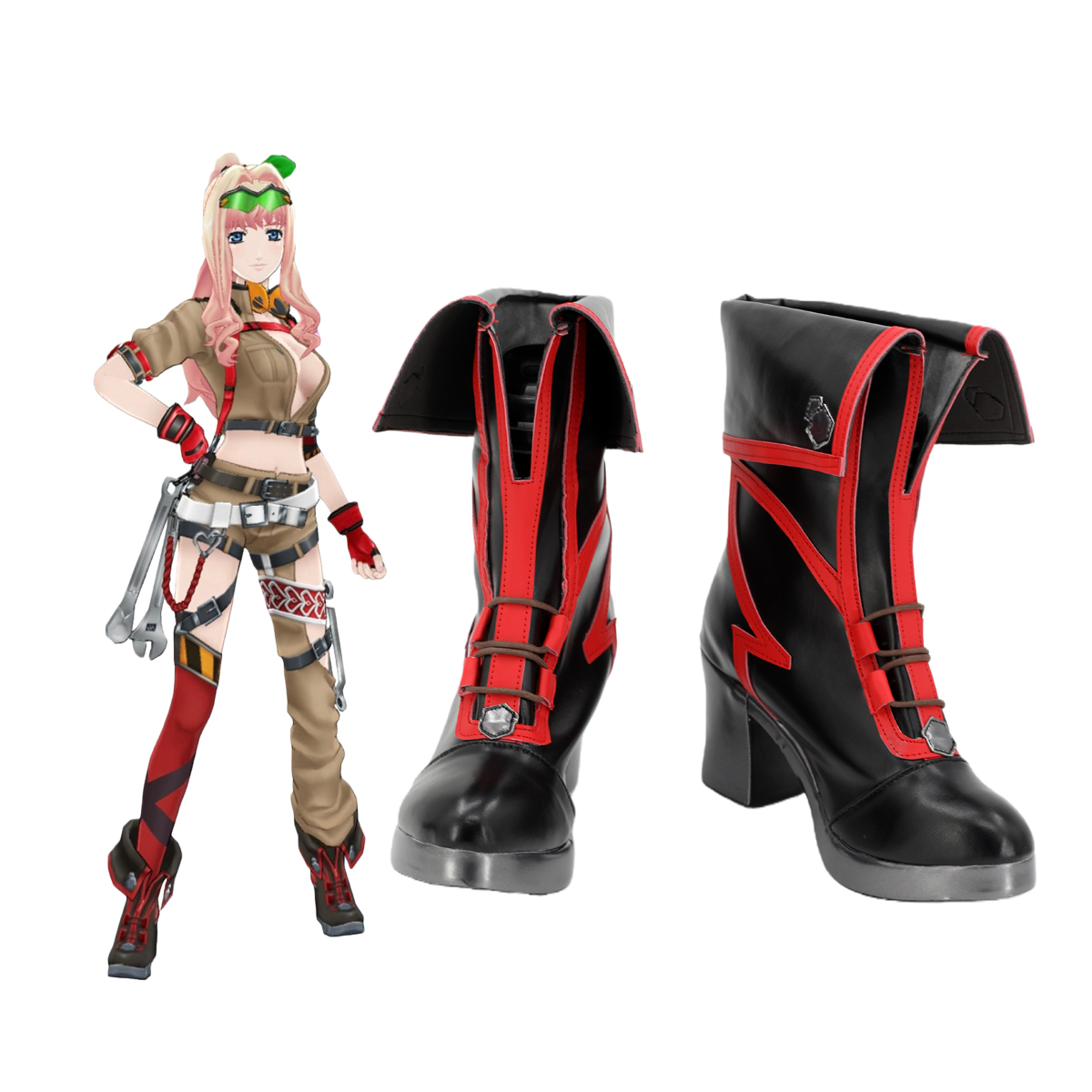Sepatu Cosplay Macross F Shery - Anime Cosplay Nome ulasan dan harga