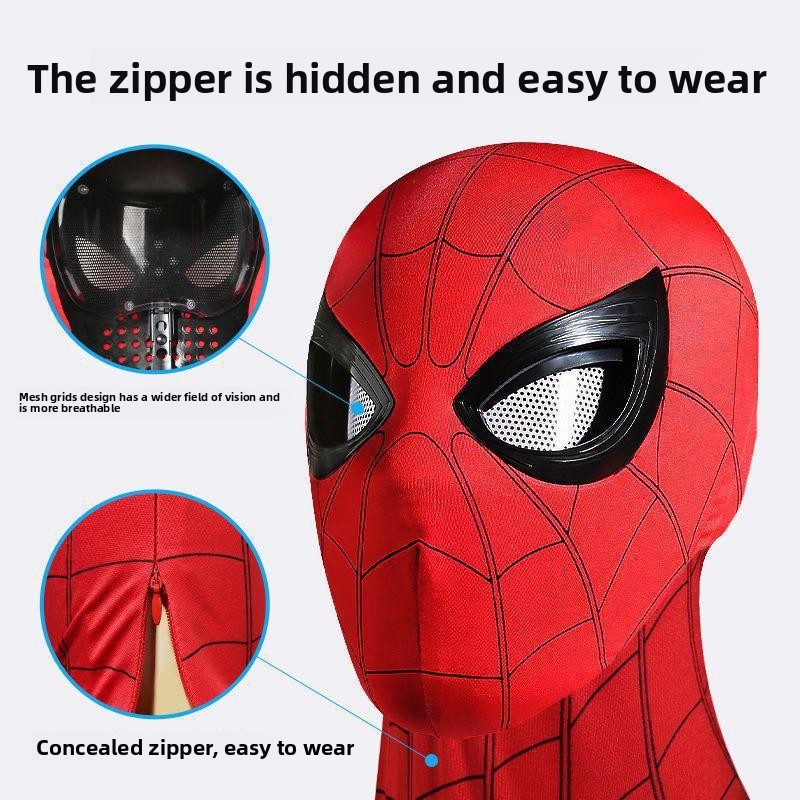 Topeng Superhero/Helm Spider-M - Anime Cosplay Face ulasan dan harga
