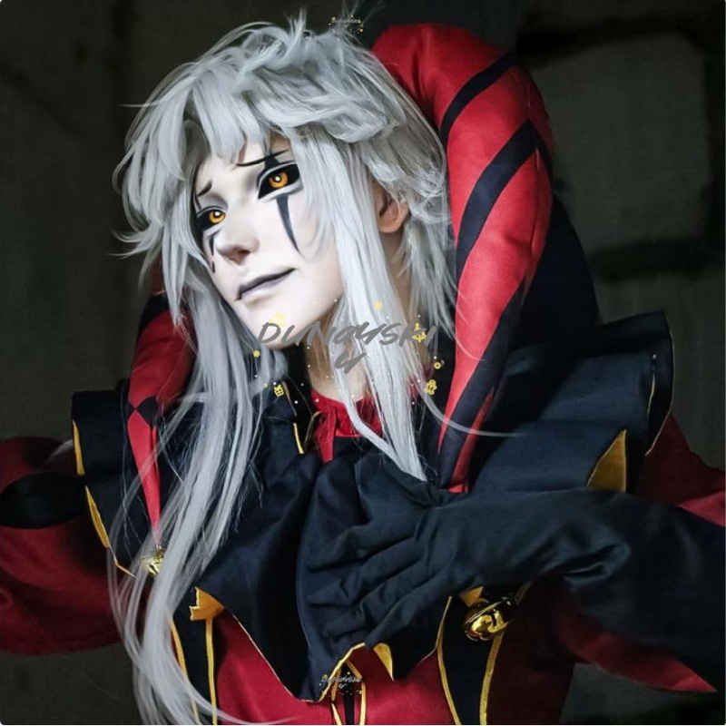 Kostum Badut Pierrot Sirkus, W - Anime Cosplay Expo 2025 ulasan dan harga