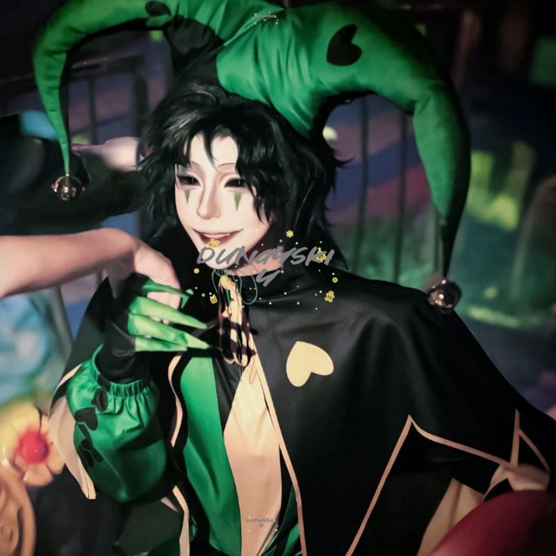 Kostum Badut Pierrot Sirkus, W - Anime Cosplay Expo 2025 ulasan dan harga
