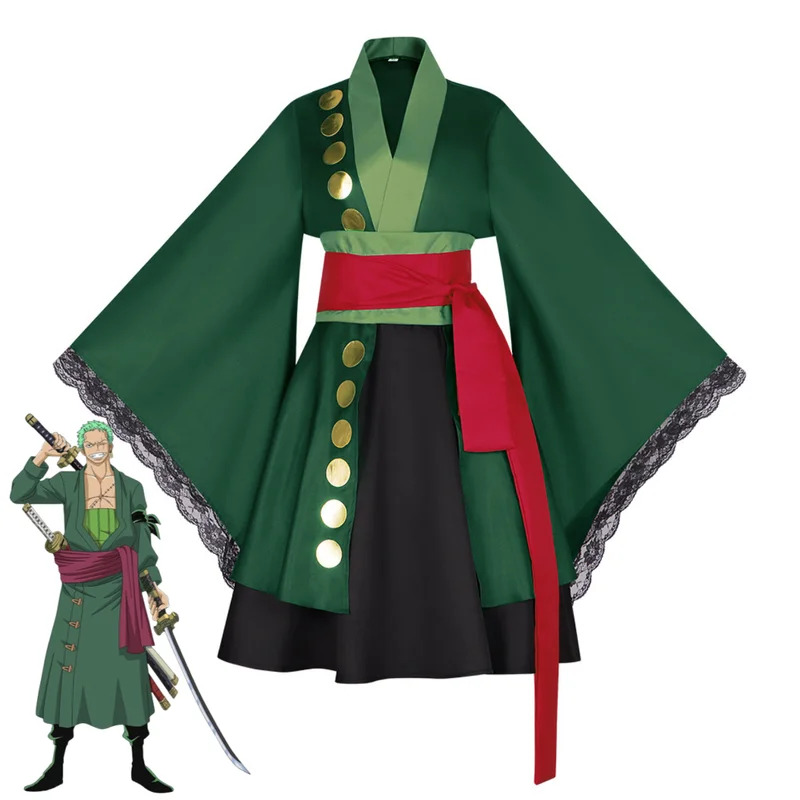 Kostum Cosplay Anime Roronoa Z - Anime Zoro Cosplay Female ulasan dan harga