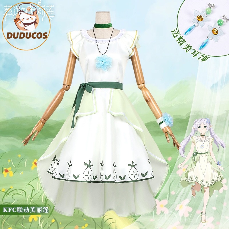 Anime Frieren: Kostum Cosplay  - Anime Cosplay Dress ulasan dan harga