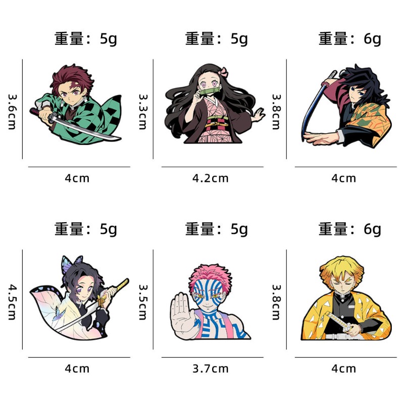 Pin logam imut Demon Slayer Ka - Cosplay Anime Tsunade ulasan dan harga