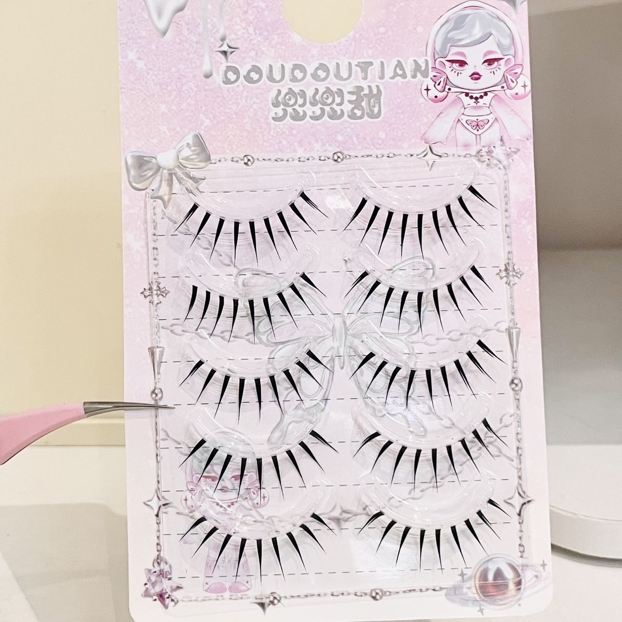 Bulu Mata Palsu Doudoutian Wet - Anime Cosplay Lashes ulasan dan harga