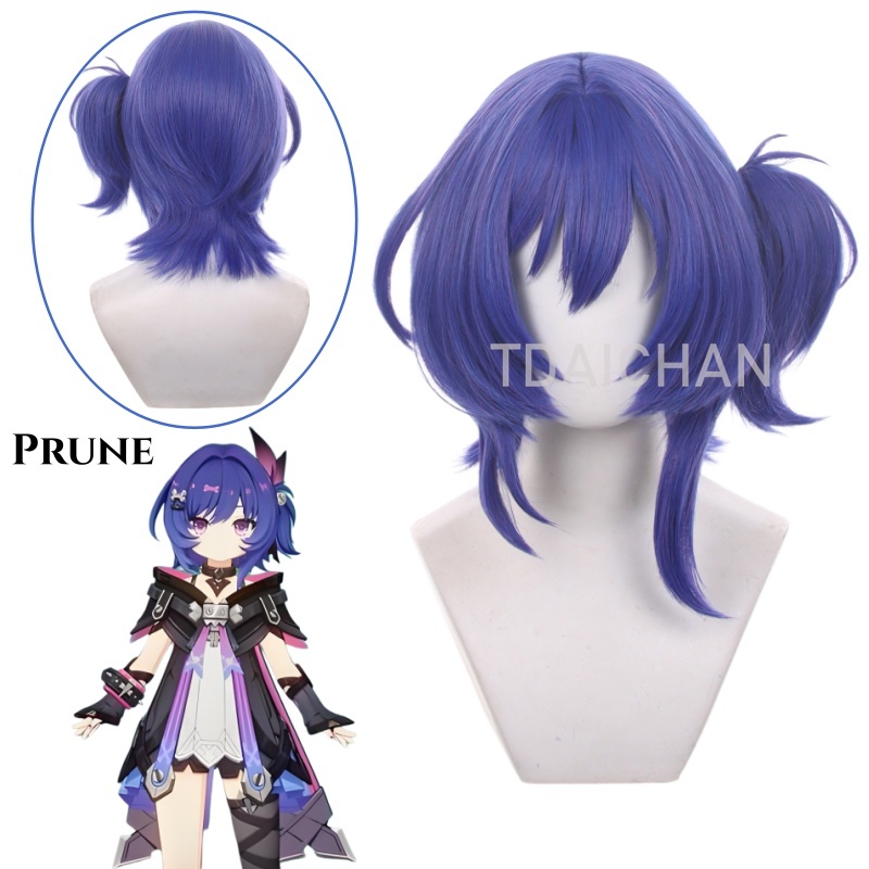 Wig Cosplay Genshin Impact Bru - Anime Cosplay Com ulasan dan harga