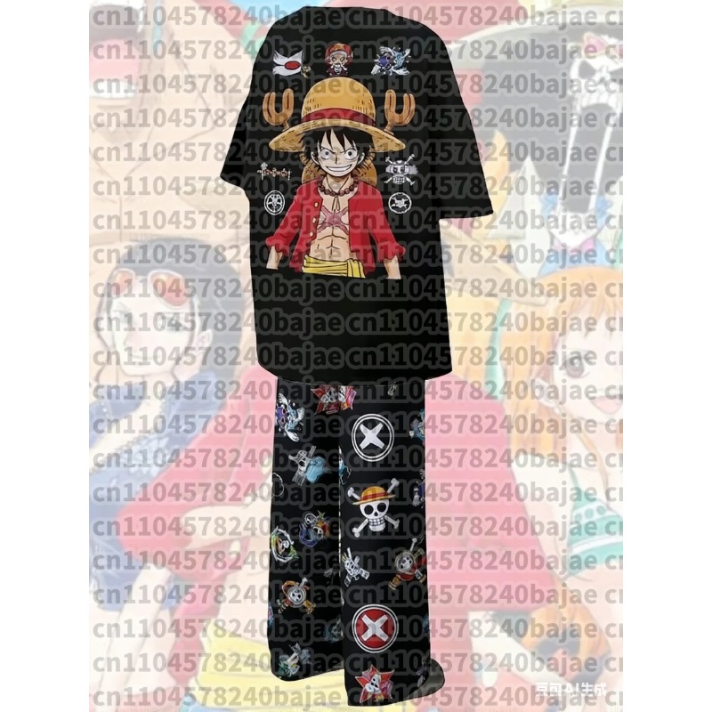 2026 Set Piyama Baru One Piece - One Piece Straw Hat ulasan dan harga