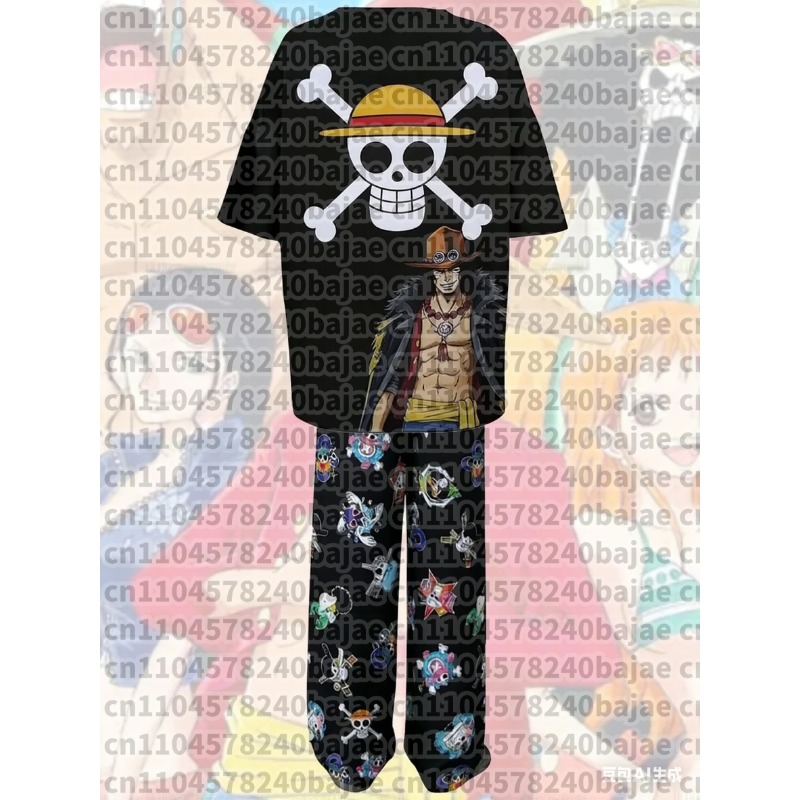 2026 Set Piyama Baru One Piece - One Piece Straw Hat ulasan dan harga