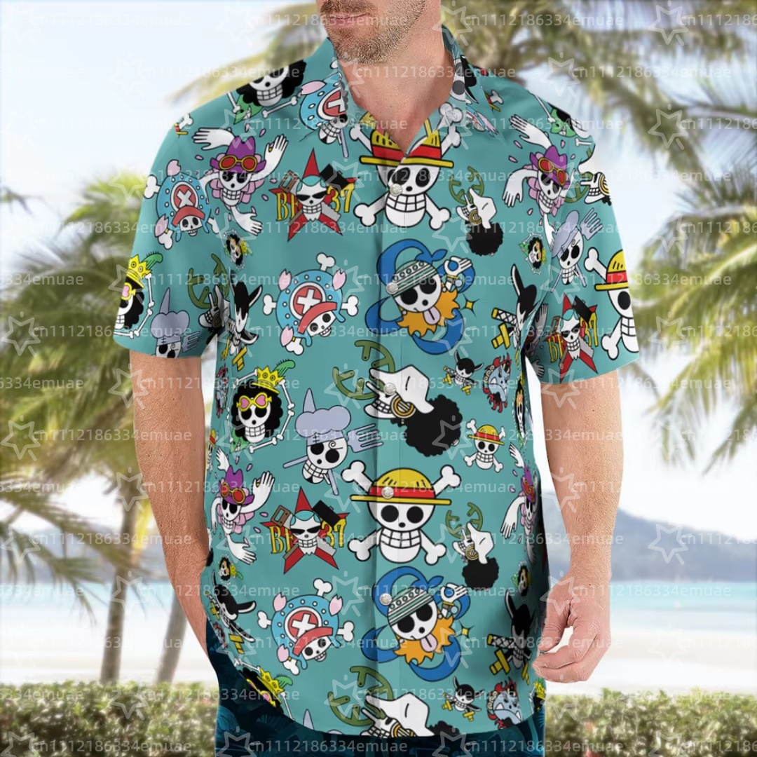 Kemeja Hawaii Aloha Strawhat W - One Piece Straw Hat ulasan dan harga