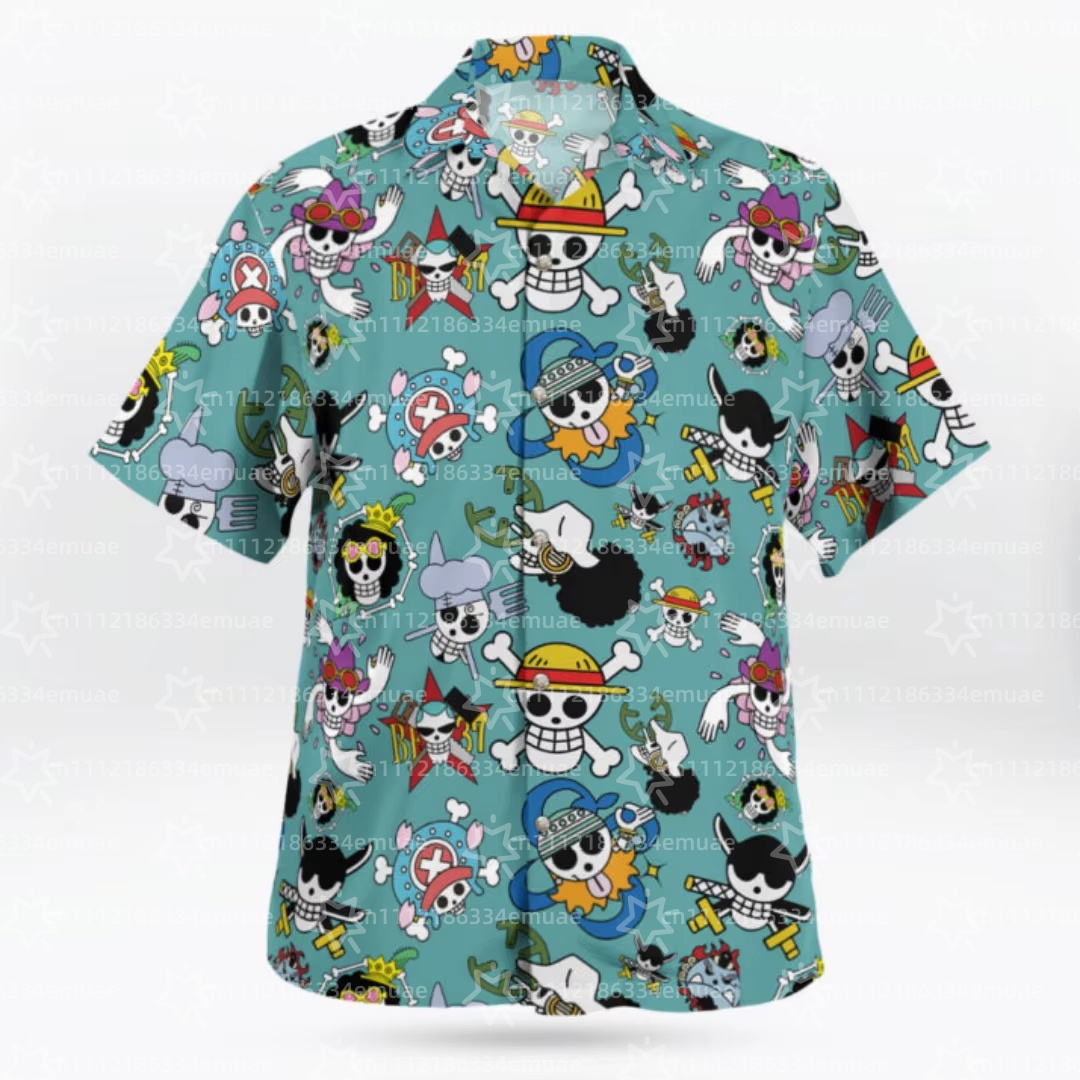 Kemeja Hawaii Aloha Strawhat W - One Piece Straw Hat ulasan dan harga