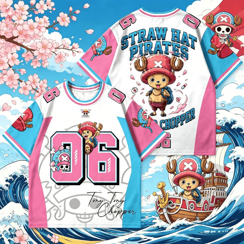 Jersey One Piece Tony Tony Cho - One Piece Straw Hat ulasan dan harga