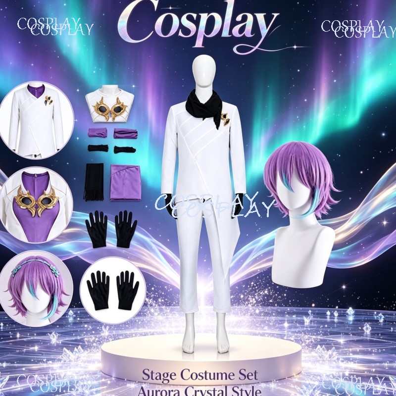 Jas Putih Celana Wig Halloween - Anime Cosplay Events 2026 ulasan dan harga
