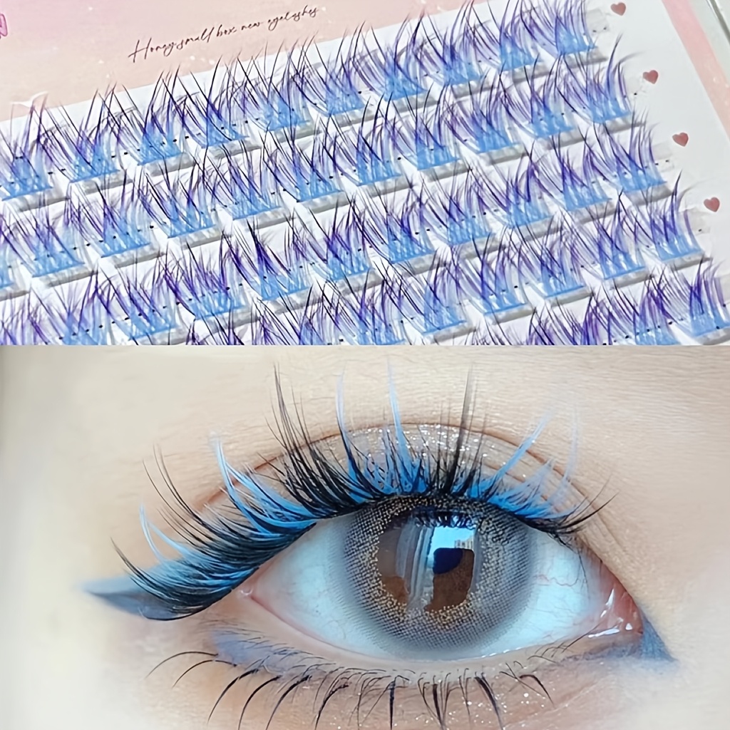 Bulu Mata Warna-warni Mixiaohe - Anime Cosplay Lashes ulasan dan harga