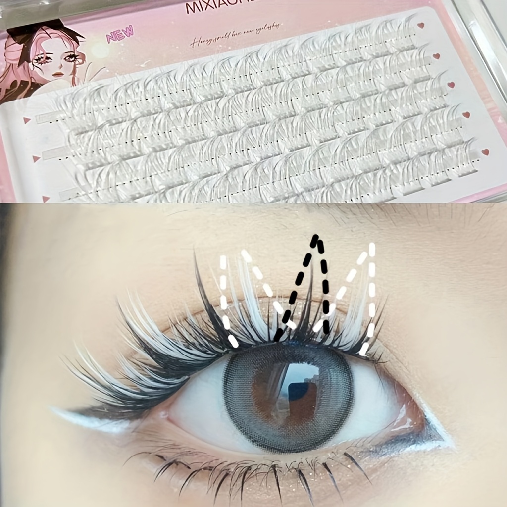Bulu Mata Warna-warni Mixiaohe - Anime Cosplay Lashes ulasan dan harga