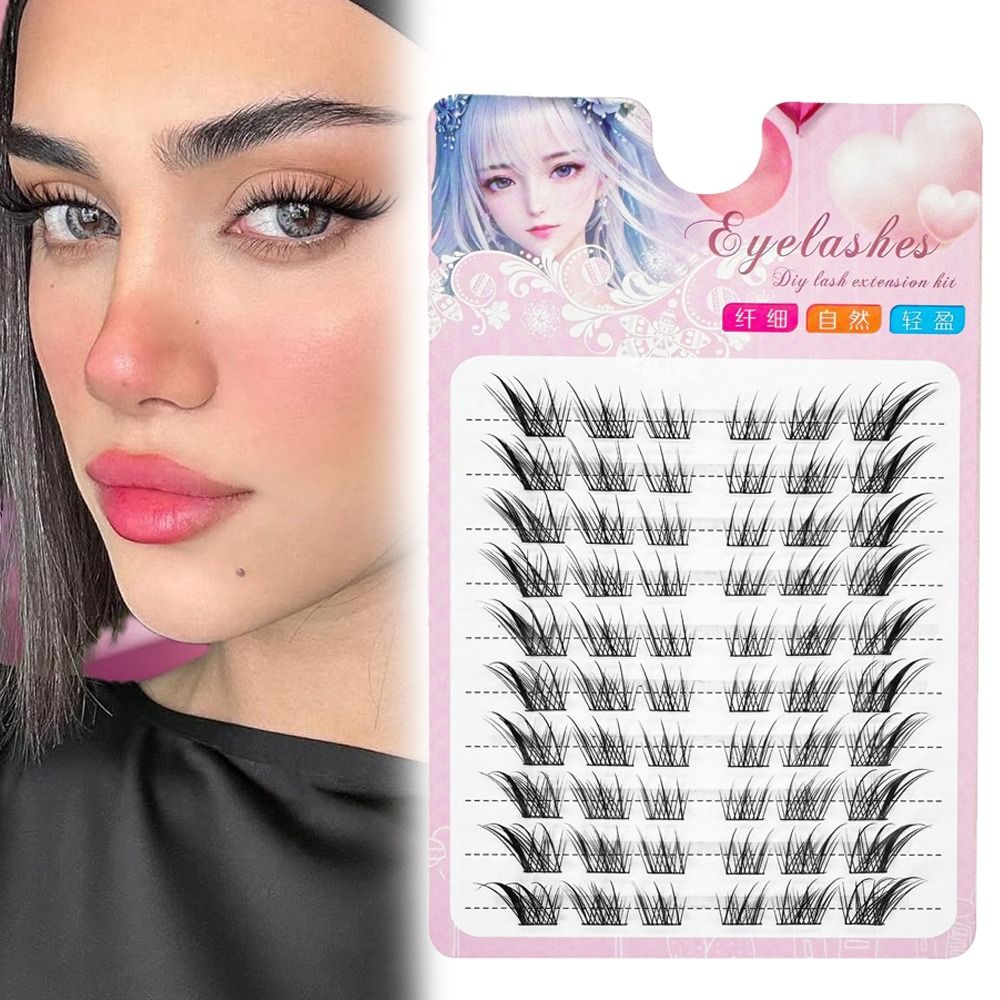 Bulu Mata Cluster Mata Kucing  - Anime Cosplay Lashes ulasan dan harga