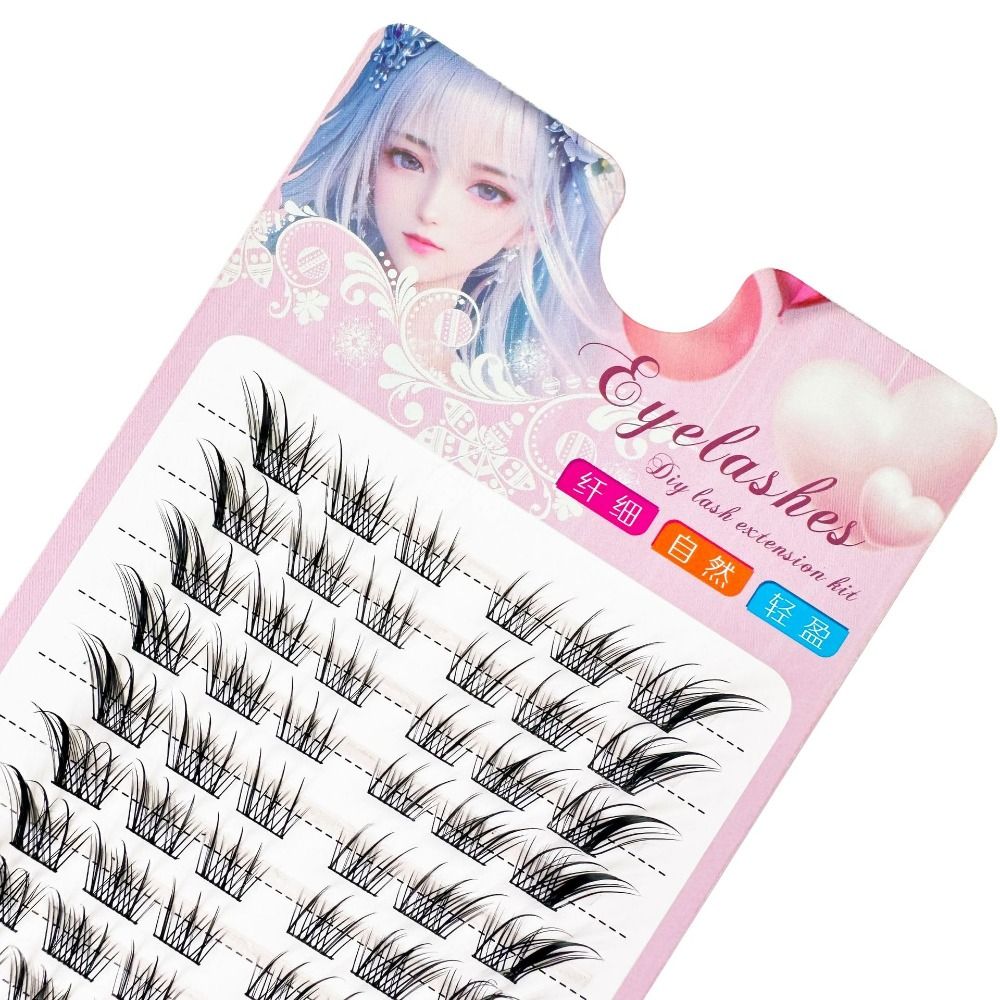 Bulu Mata Cluster Mata Kucing  - Anime Cosplay Lashes ulasan dan harga