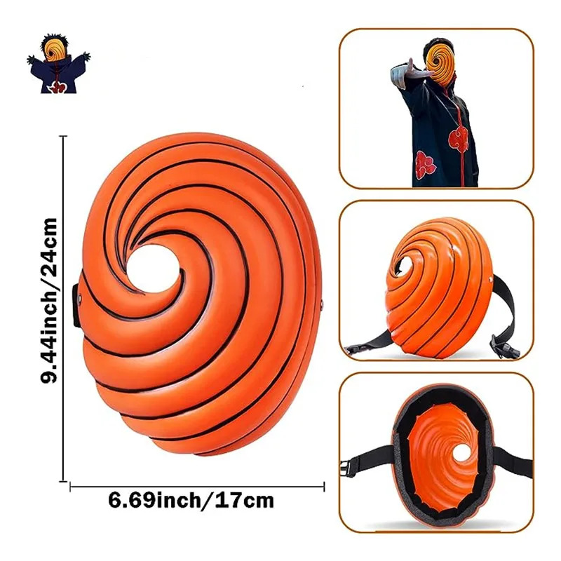 Topeng Resin CyAnime Narut, Ko - Anime Cosplay Ninja ulasan dan harga